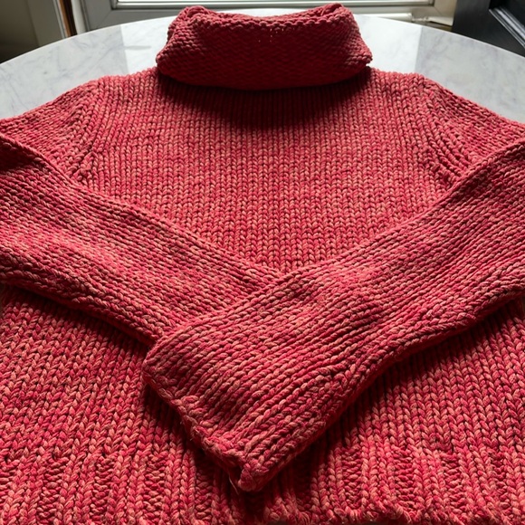 Super Cute Shu Shu Women’s Orange Sweater Size Small - Picture 3 of 6